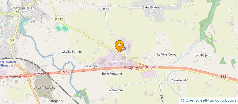 localisation de l'entreprise C.T.PL à PLELO