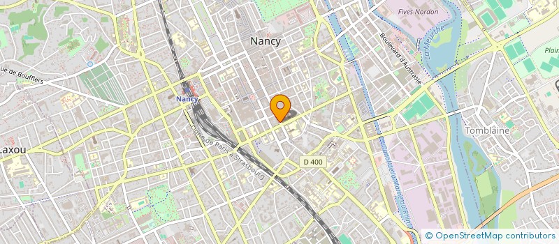 localisation de l'entreprise C.T.R. à NANCY