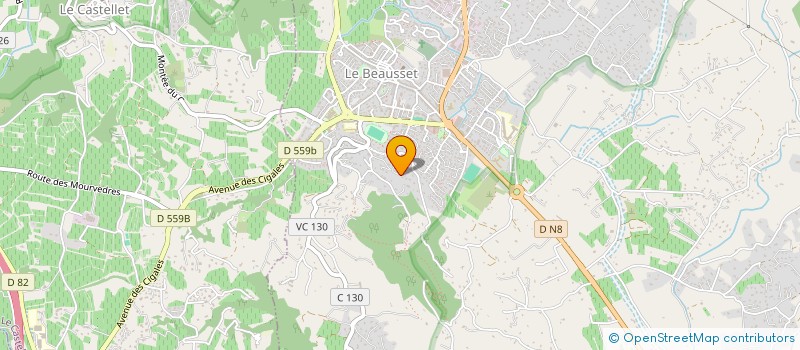 localisation de l'entreprise C T S à LE BEAUSSET