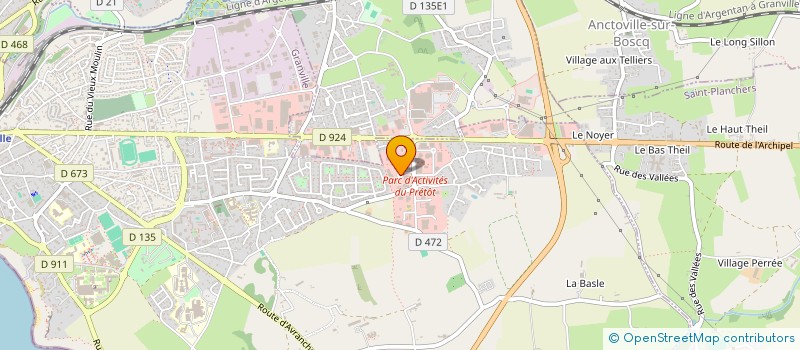 localisation de l'entreprise C.T.S.A. SINISTRES EMBELLISSEMENTS  GRANVILLE