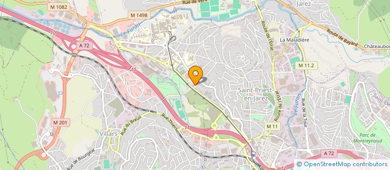 localisation de l'entreprise C.T.S.M  SAINT-PRIEST-EN-JAREZ