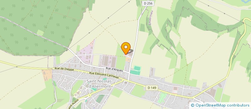 localisation de l'entreprise C.T.S.N.A  SAINT-NICOLAS-D'ALIERMONT