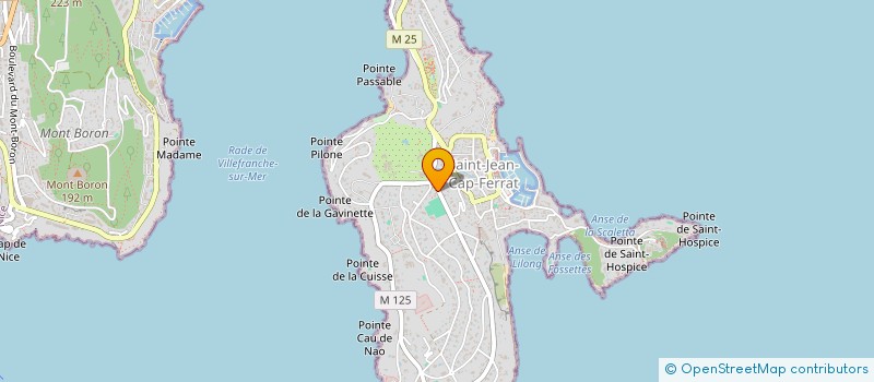 localisation de l'entreprise C T T VILLEFRANCHE CORNICHE D AZUR  SAINT-JEAN-CAP-FERRAT