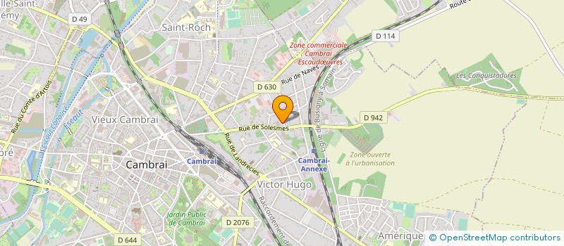 localisation de l'entreprise C.T TISON IMMOBILIER  CAMBRAI