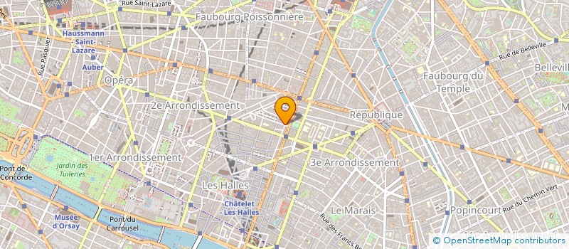 localisation de l'entreprise C.T.V. INTERNATIONAL à PARIS