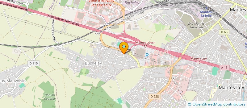 localisation de l'entreprise C.T.Y.R à BUCHELAY