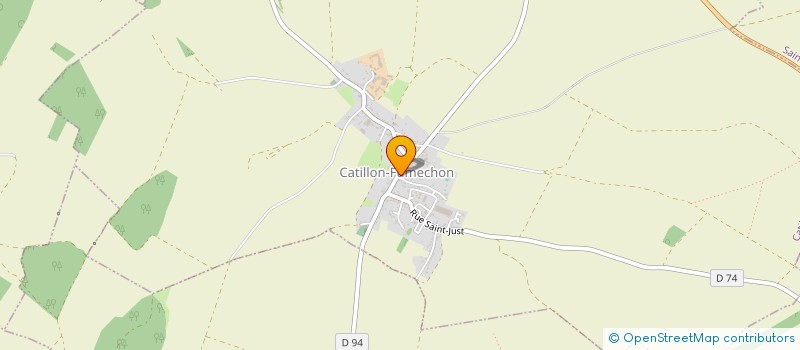 localisation de l'entreprise C'TE@M  CATILLON-FUMECHON