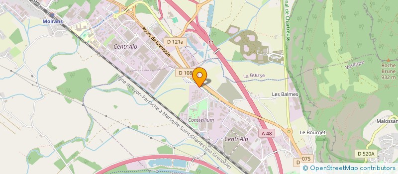 localisation de l'entreprise C-TEC CONSTELLIUM TECHNOLOGY CENTER  VOREPPE