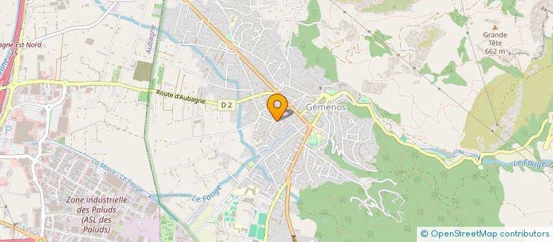 localisation de l'entreprise C TECH  GEMENOS