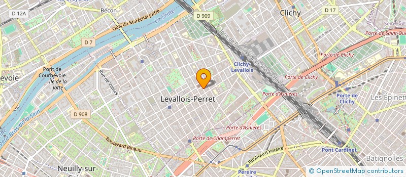 localisation de l'entreprise C-TECH HOLDING à LEVALLOIS-PERRET