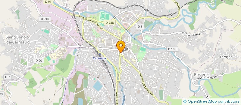 localisation de l'entreprise C TELECOM INFORMATIC  CARMAUX