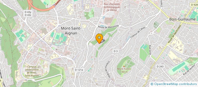 localisation de l'entreprise C-TEMPO à MONT-SAINT-AIGNAN
