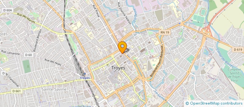localisation de l'entreprise C ' TENDANCE à TROYES