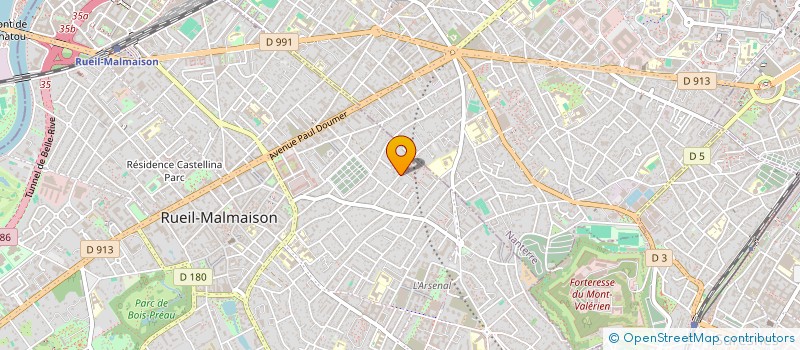 localisation de l'entreprise C-TENDANCE  NANTERRE