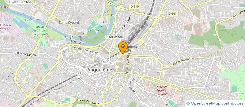 localisation de l'entreprise C.TENDANCE à ANGOULEME