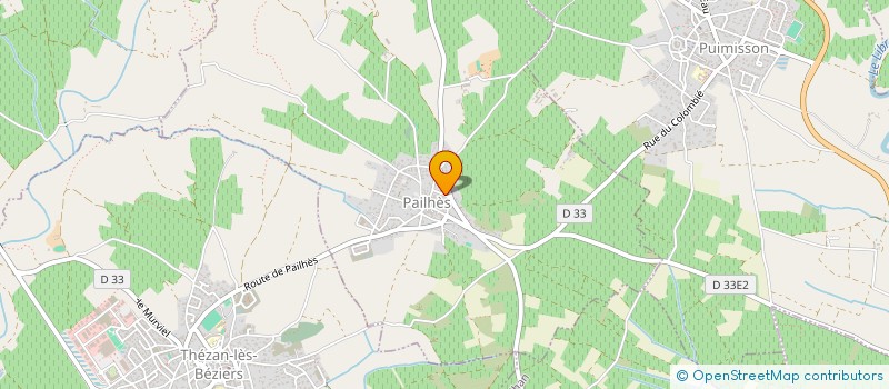 localisation de l'entreprise C'TENDANSE à PAILHES
