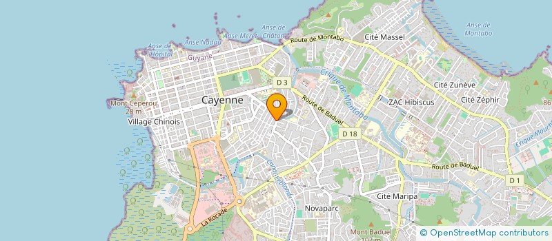 localisation de l'entreprise C-TI'S HOME  CAYENNE