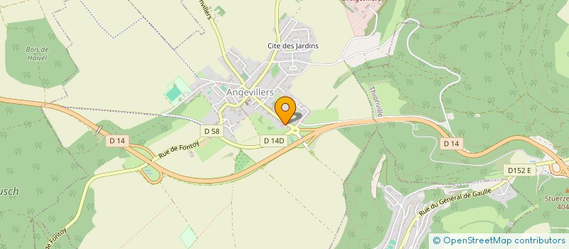 localisation de l'entreprise C TON GARAGE  ANGEVILLERS