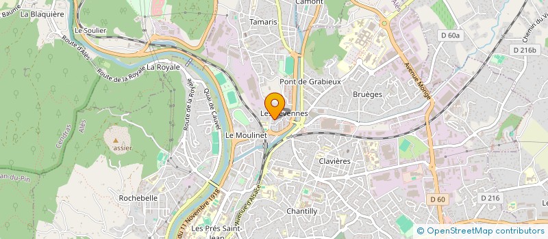 localisation de l'entreprise C'TOUT CONSTRUIT  ALES