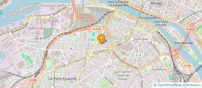 localisation de l'entreprise C'TRAM à ROUEN