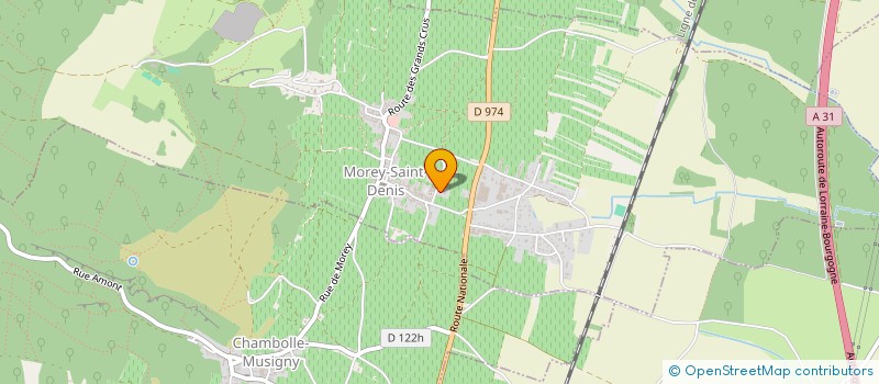 localisation de l'entreprise C. TREMBLAY à MOREY-SAINT-DENIS