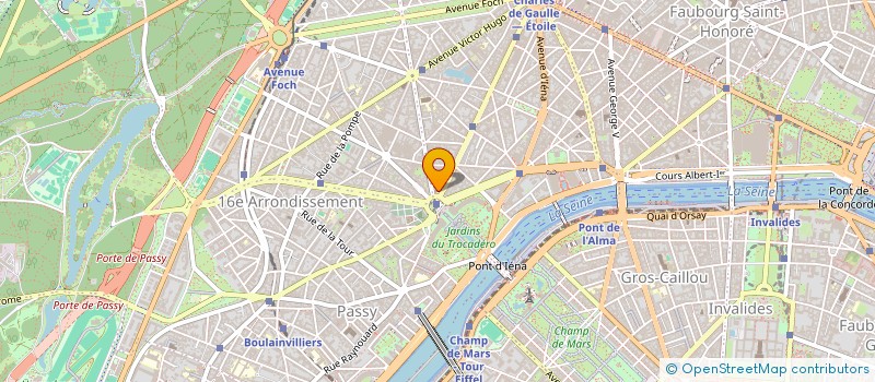 localisation de l'entreprise C TROCA  PARIS 16