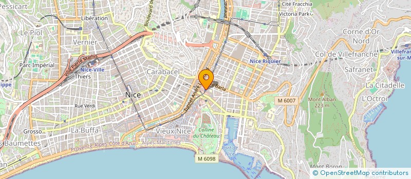 localisation de l'entreprise C-TWO à NICE