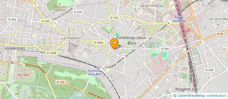 localisation de l'entreprise C-TYME à FONTENAY-SOUS-BOIS