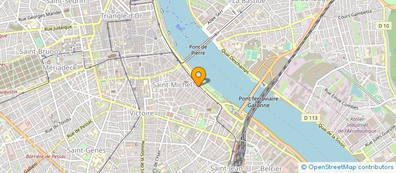 localisation de l'entreprise C U B SYND FORCE OUVRIERE à BORDEAUX