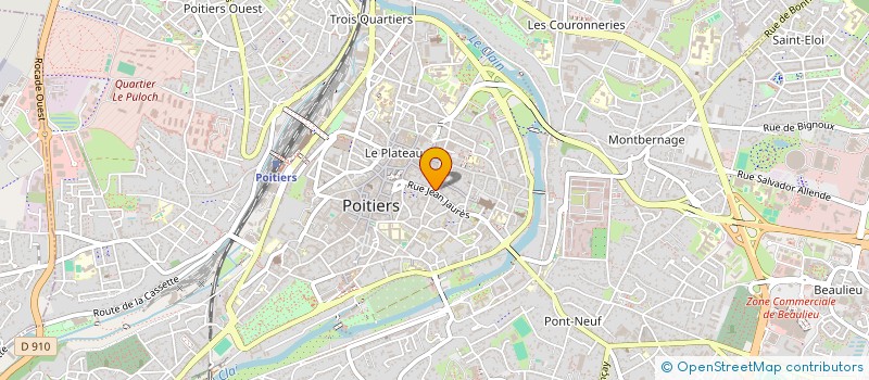 localisation de l'entreprise C U R E A M ENSEIGNEMENT à POITIERS
