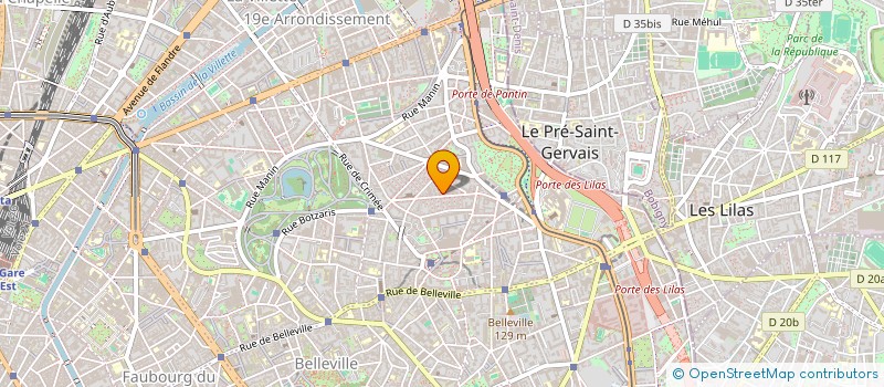 localisation de l'entreprise C.U.T  PARIS