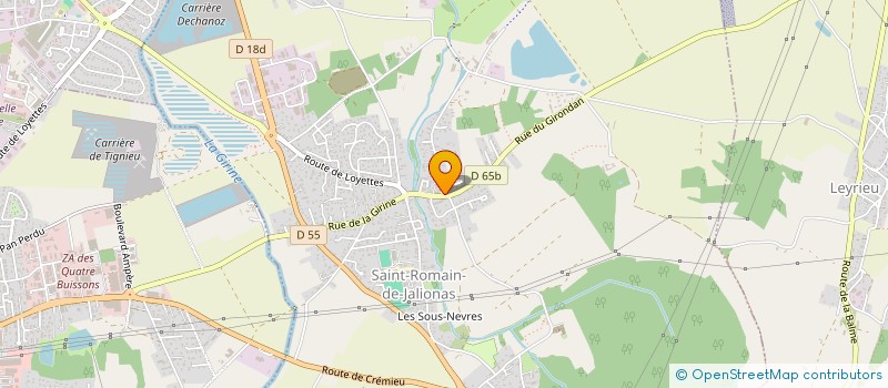 localisation de l'entreprise C UR DE BOURG CHARPIEU à SAINT-ROMAIN-DE-JALIONAS
