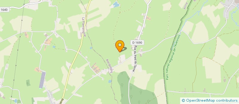 localisation de l'entreprise C&V  ROCQUIGNY