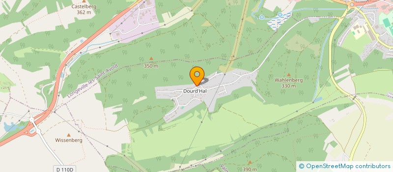 localisation de l'entreprise C V A  SAINT-AVOLD