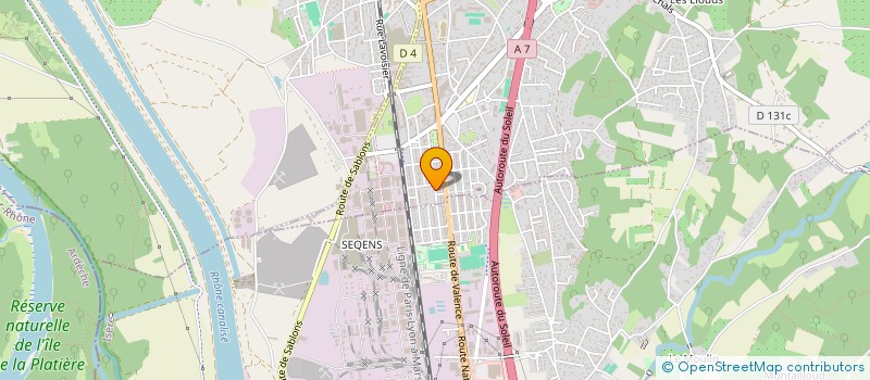 localisation de l'entreprise C.V.A.L.  ROUSSILLON