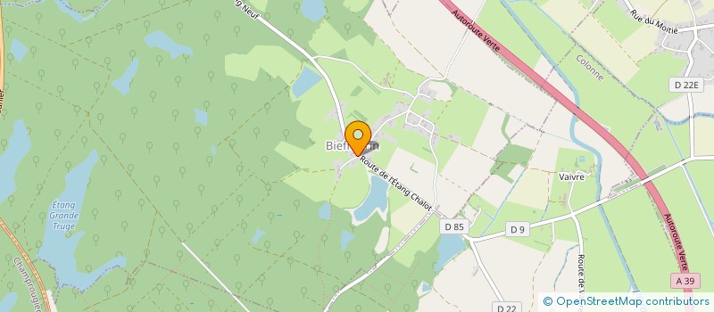 localisation de l'entreprise C.V.BAT  CHAMBLAY