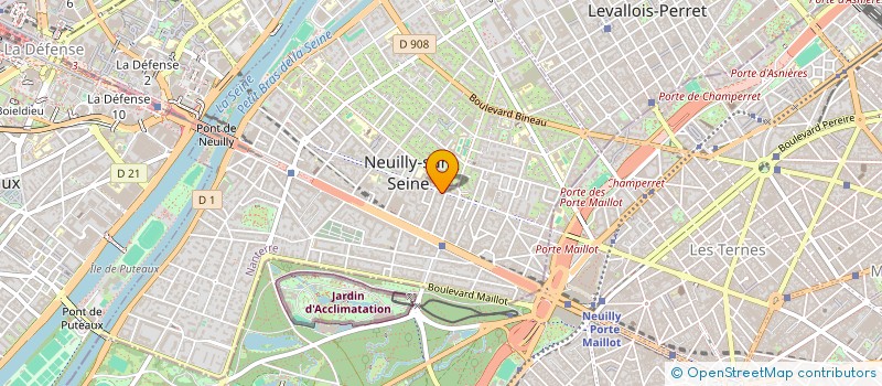 localisation de l'entreprise C.V.C.M BYFRANCE à NEUILLY-SUR-SEINE