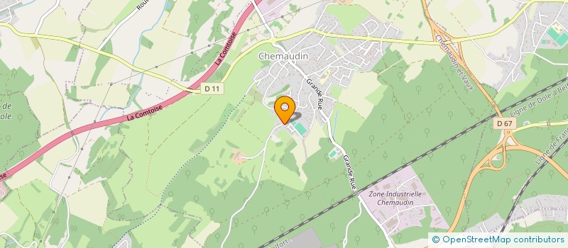 localisation de l'entreprise C V CONSTRUCTION  CHEMAUDIN ET VAUX