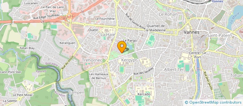 localisation de l'entreprise C.V. CONSULTING à VANNES
