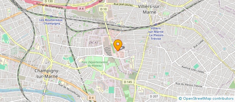 localisation de l'entreprise C.V.D CHAMPIGNY VENTE DEVELOPPEMENT à CHAMPIGNY-SUR-MARNE