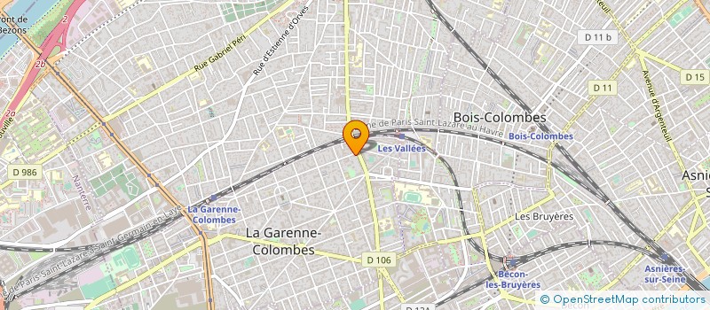 localisation de l'entreprise C V D P à LA GARENNE-COLOMBES