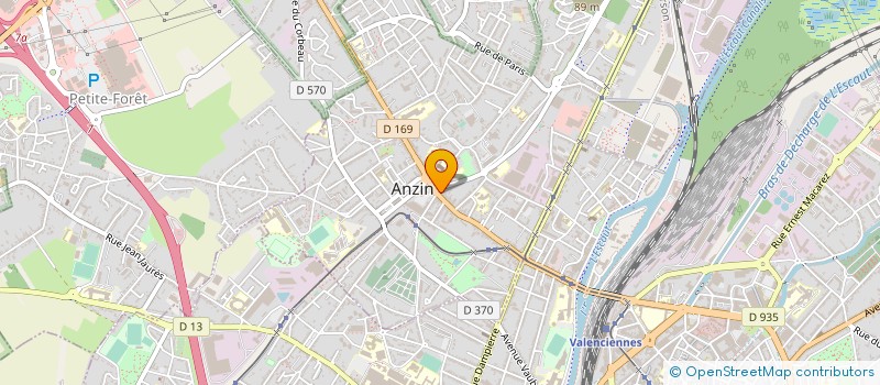 localisation de l'entreprise C-V-D PARTNERS INDUSTRIAL  ANZIN