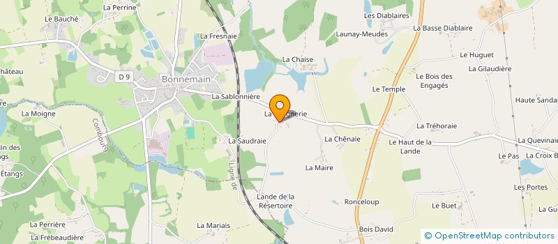 localisation de l'entreprise C V E  BONNEMAIN