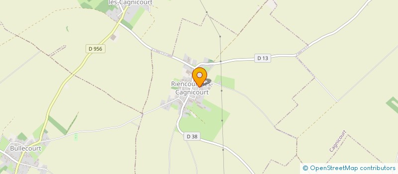 localisation de l'entreprise C V E  RIENCOURT-LES-CAGNICOURT