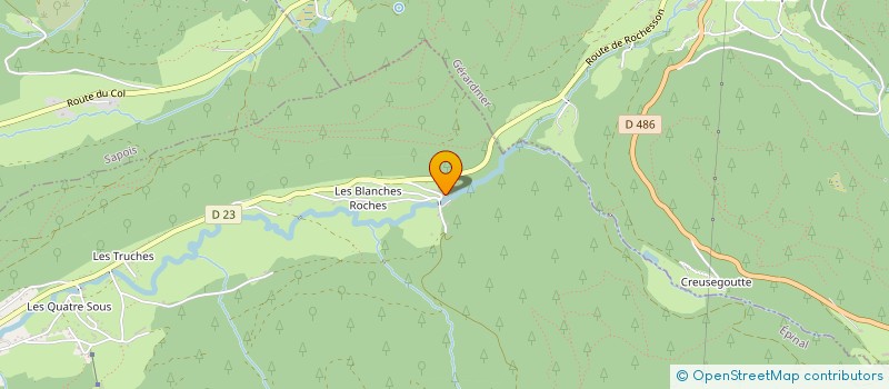 localisation de l'entreprise C & V ENERGIES  ROCHESSON