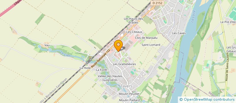localisation de l'entreprise C.V.G à TAVERS