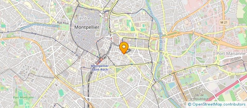 localisation de l'entreprise C.V.H à MONTPELLIER