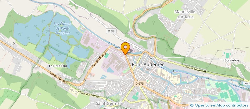 localisation de l'entreprise C.V.M. à PONT-AUDEMER