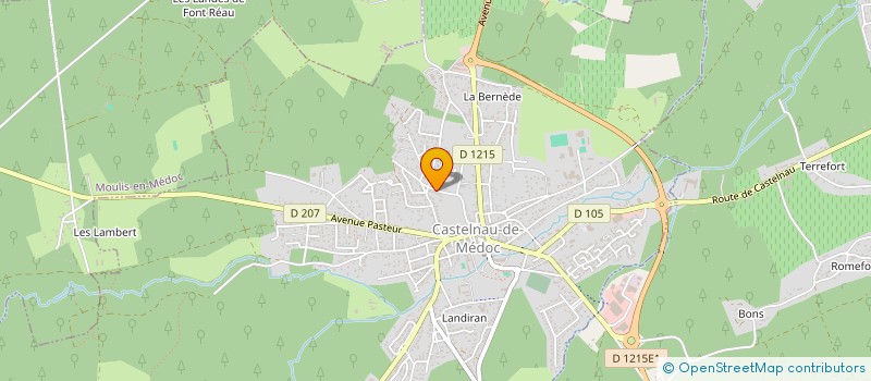 localisation de l'entreprise C.V.M. T.P.M.R.  CASTELNAU-DE-MEDOC