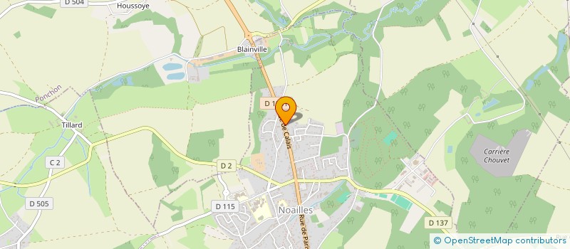 localisation de l'entreprise C V N  NOAILLES